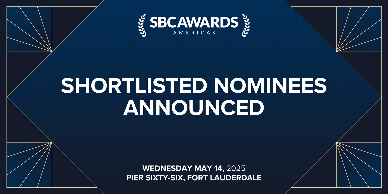 SBC Awards Americas 2025: Shortlists a annoncé