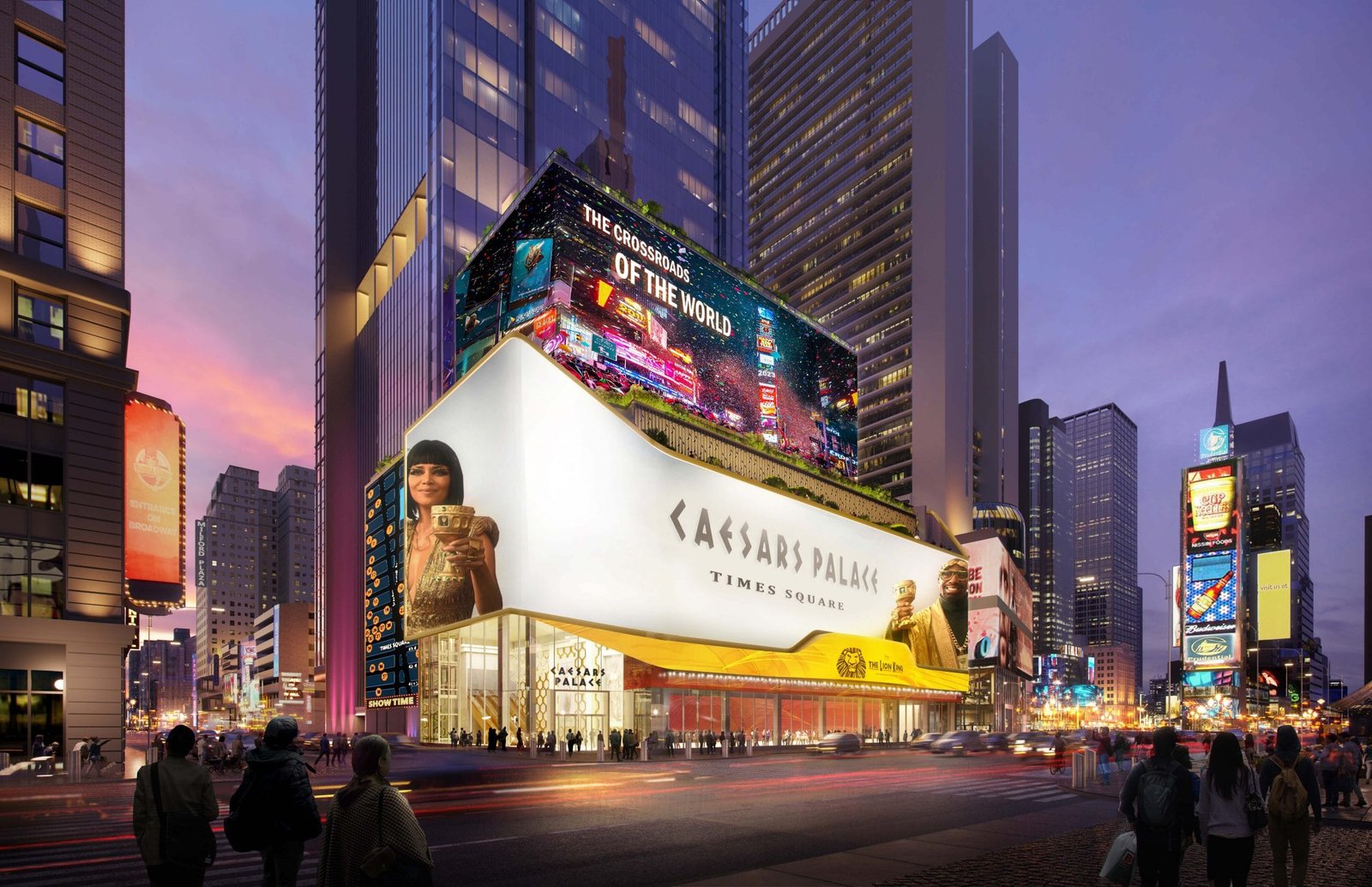 Caesars onboards Rev. Sharpton for Times Square casino proposal